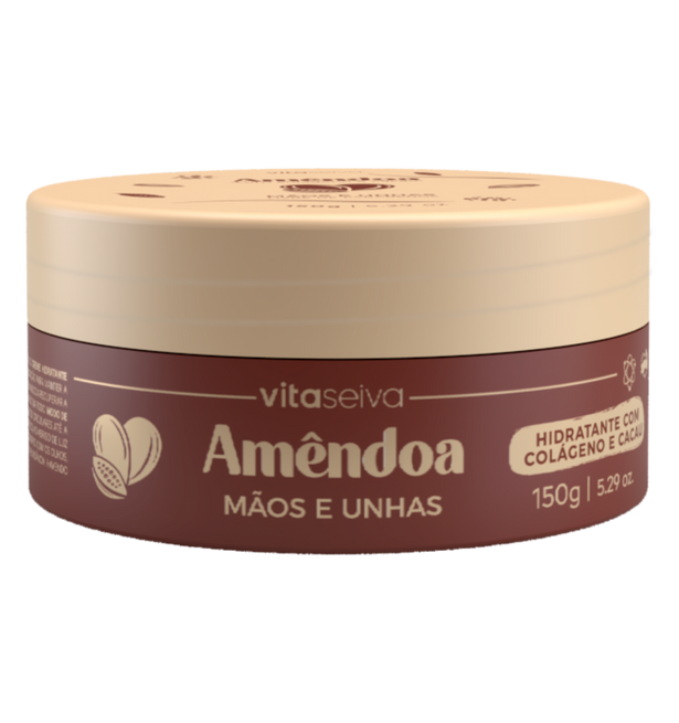 Hidratante Mãos e Unhas Amêndoa Vita Seiva 150g