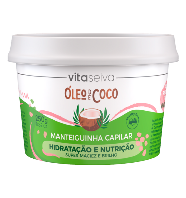 Manteiguinha Capilar Óleo de Coco Vita Seiva 250g