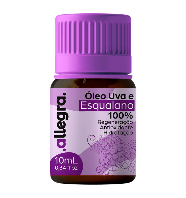 Óleo Facial Uva e Esqualano Allegra 10ml