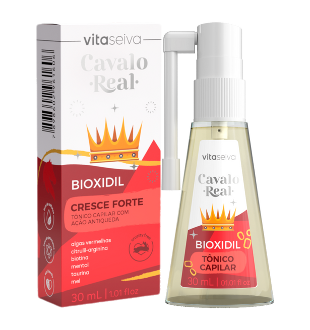 Tônico Capilar Bioxidil Cavalo Real Vita Seiva 30ml