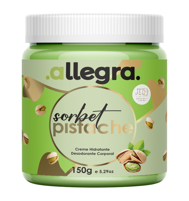 Creme Corporal Sorbet Pistache Allegra 150g