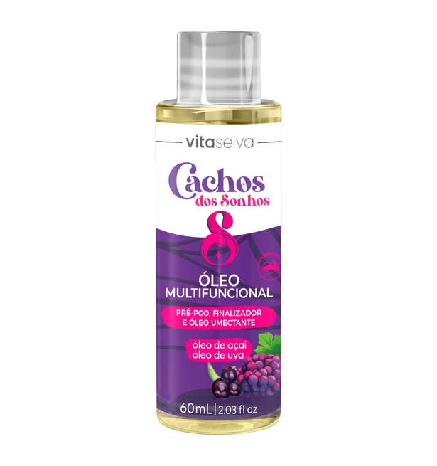 Óleo Capilar Açai Uva Cachos dos Sonhos Vita Seiva 60ml