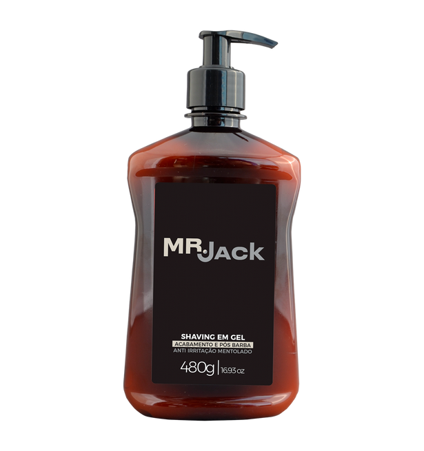 Shaving Mentolado Acabamento Barba Mr. Jack 480g