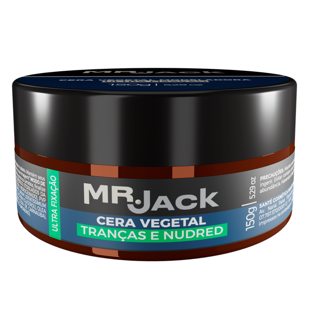 Cera Vegetal Tranças e Nudred Mr. Jack 150g