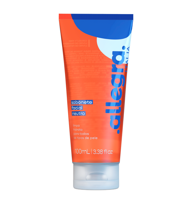 Sabonete Facial Neutro Allegra Itália 100ml