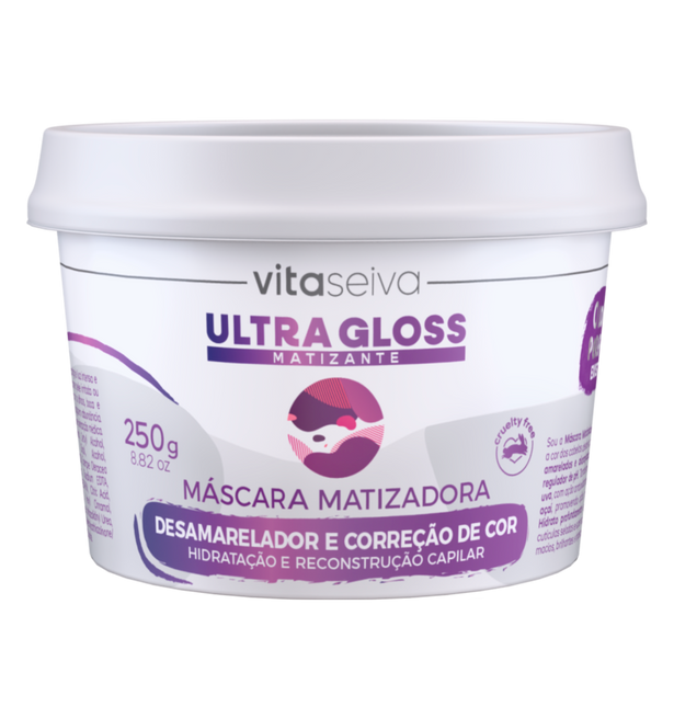 Máscara Capilar Ultra Gloss Matizante Vita Seiva 250g