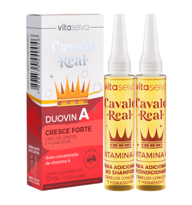 Vitamina Capilar Duovin A Cavalo Real Vita Seiva 20ml