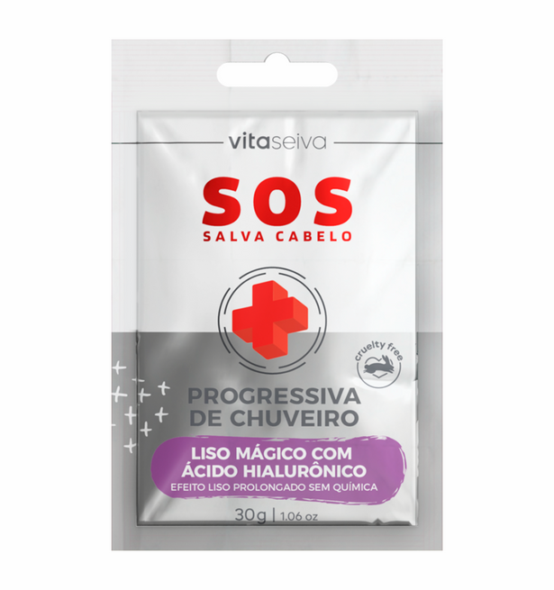 Sachê Progressiva de Chuveiro SOS Salva Cabelo Vita Seiva 30g