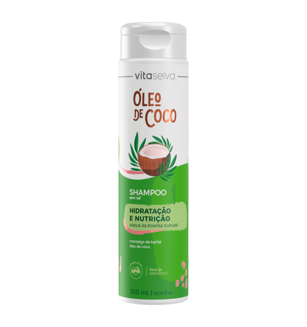 Shampoo Óleo de Coco Vita Seiva 300ml