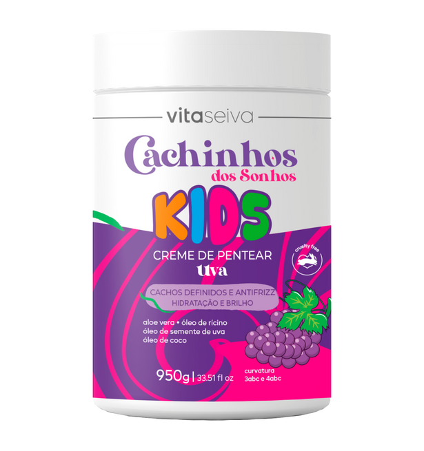 Creme de Pentear Kids Cachinhos dos Sonhos Vita Seiva 950g