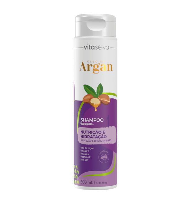 Shampoo Diário Óleo de Argan Vita Seiva 300ml