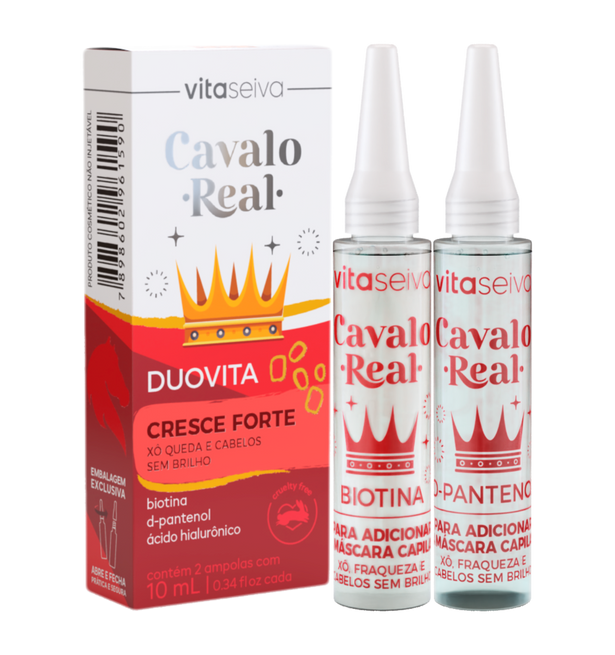 Vitamina Capilar Duovita Cavalo Real Vita Seiva 20ml