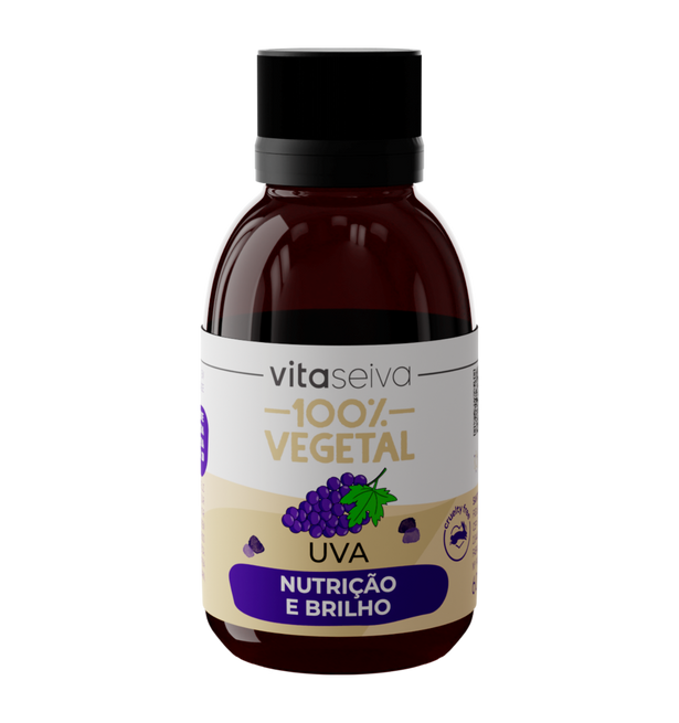 Óleo Capilar Uva 100% Vegetal Vita Seiva 60ml