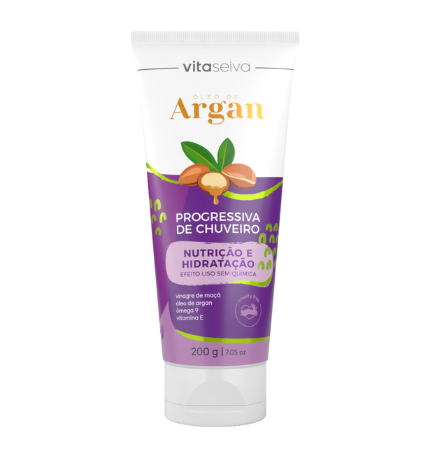 Progressiva de Chuveiro Óleo de Argan Vita Seiva 200g