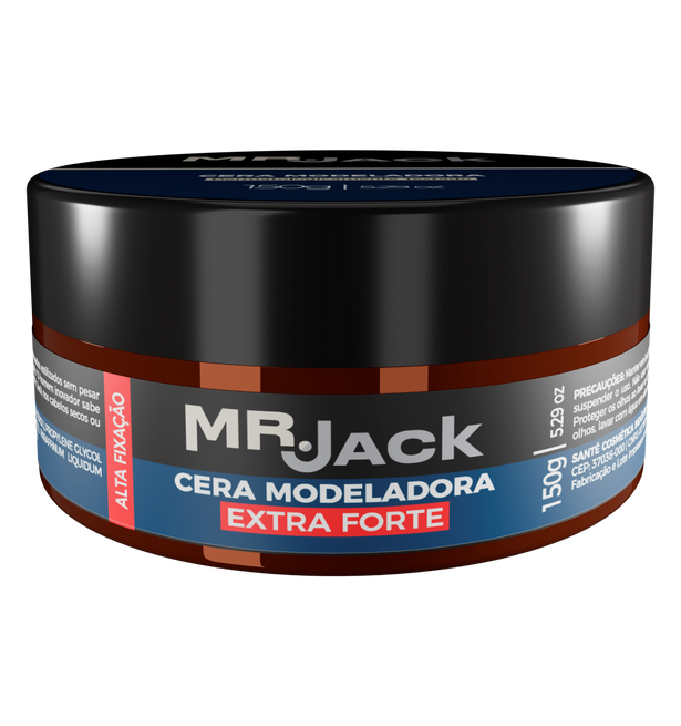 Cera Modeladora Extra Forte Mr. Jack 150g