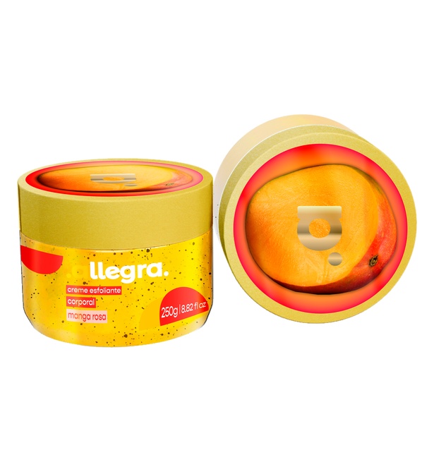 Gel Esfoliante Corpo Rosto Manga Rosa Allegra 250g