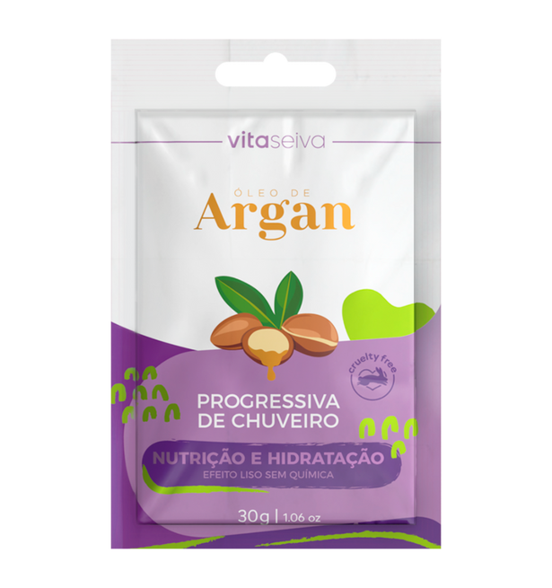 Sachê Progressiva de Chuveiro Óleo de Argan Vita Seiva 30g